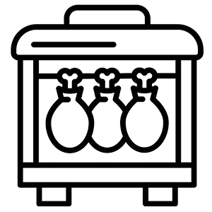 Smokehouse de processamento de carne